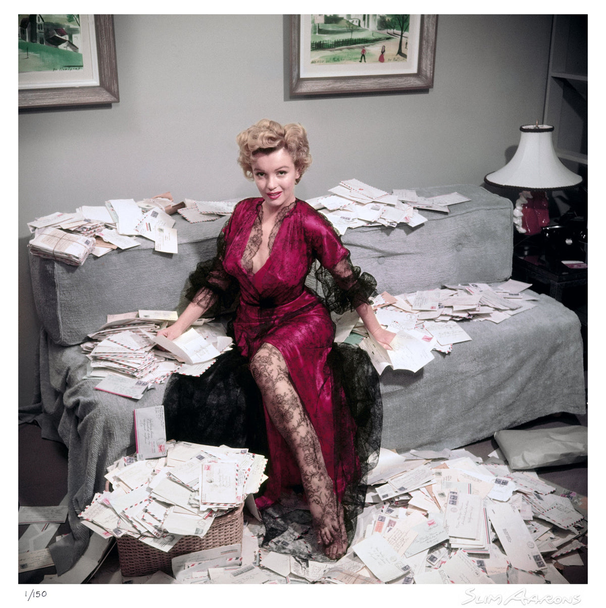 fan mail - Slim Aarons - Limited Edition - Estate Stamped - Photography - Getty Images