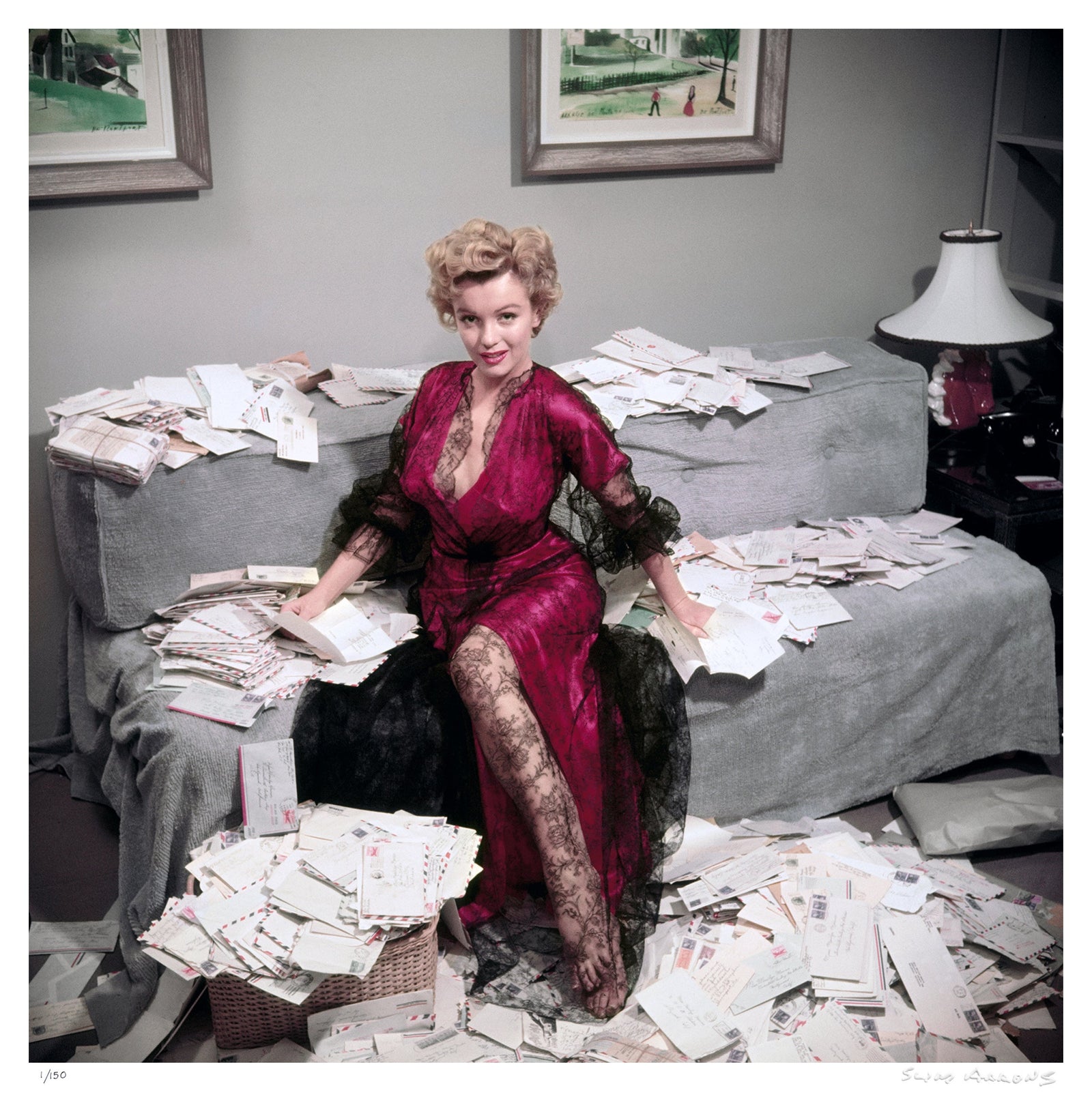 fan mail - Slim Aarons - Limited Edition - Estate Stamped - Photography - Getty Images