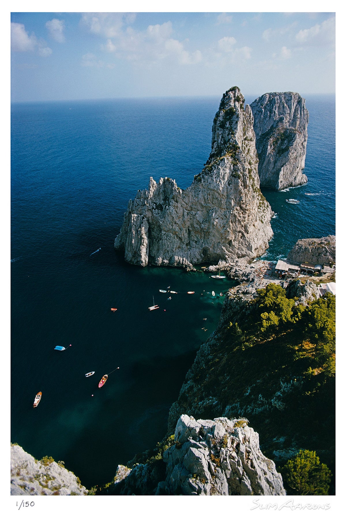faraglioni rocks - Slim Aarons - Limited Edition - Estate Stamped - Photography - Getty Images