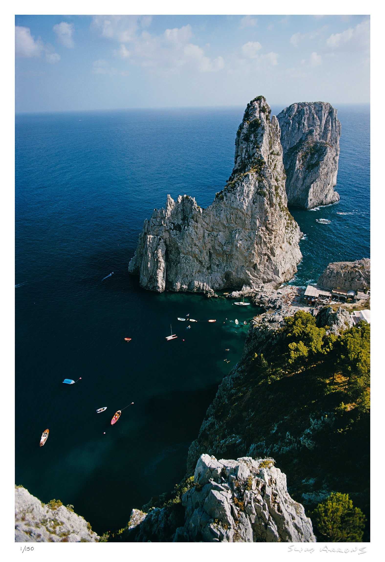 faraglioni rocks - Slim Aarons - Limited Edition - Estate Stamped - Photography - Getty Images
