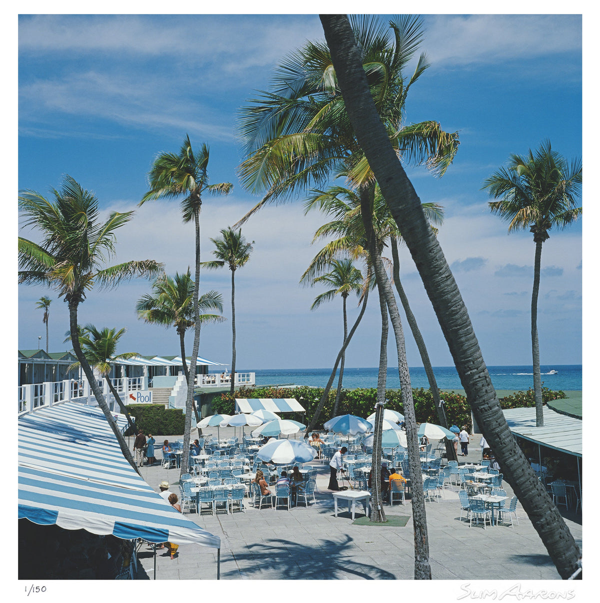 florida palms - Slim Aarons - Limited Edition - Estate Stamped - Photography - Getty Images