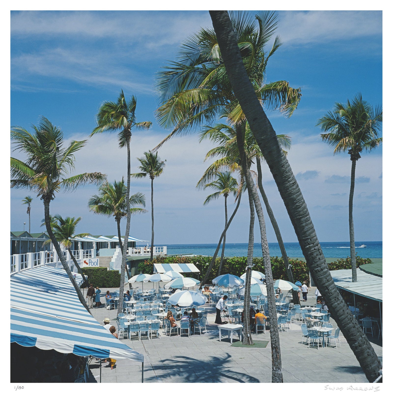 florida palms - Slim Aarons - Limited Edition - Estate Stamped - Photography - Getty Images