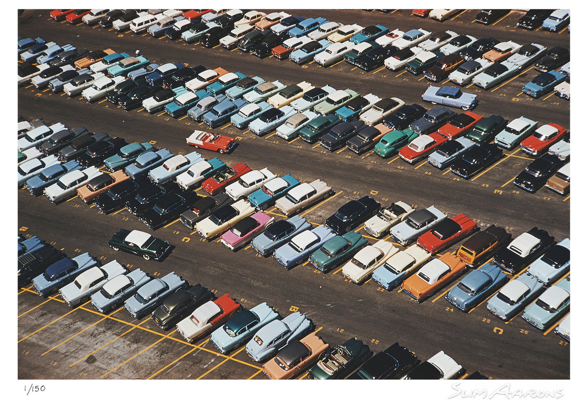 fontainebleau car park - Slim Aarons - Limited Edition - Estate Stamped - Photography - Getty Images