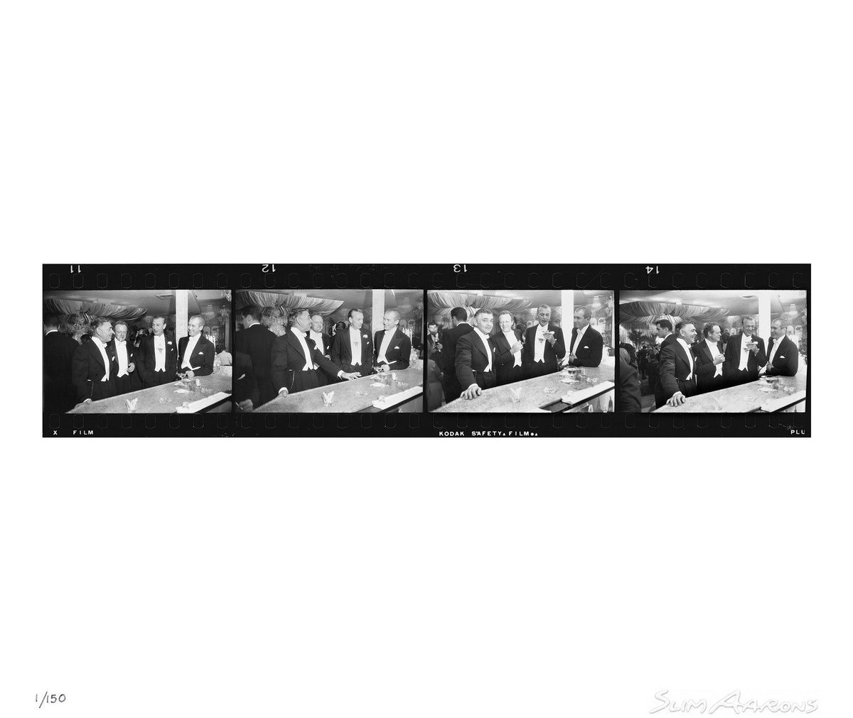 four kings of hollywood - Slim Aarons - Limited Edition - Estate Stamped - Photography - Getty Images