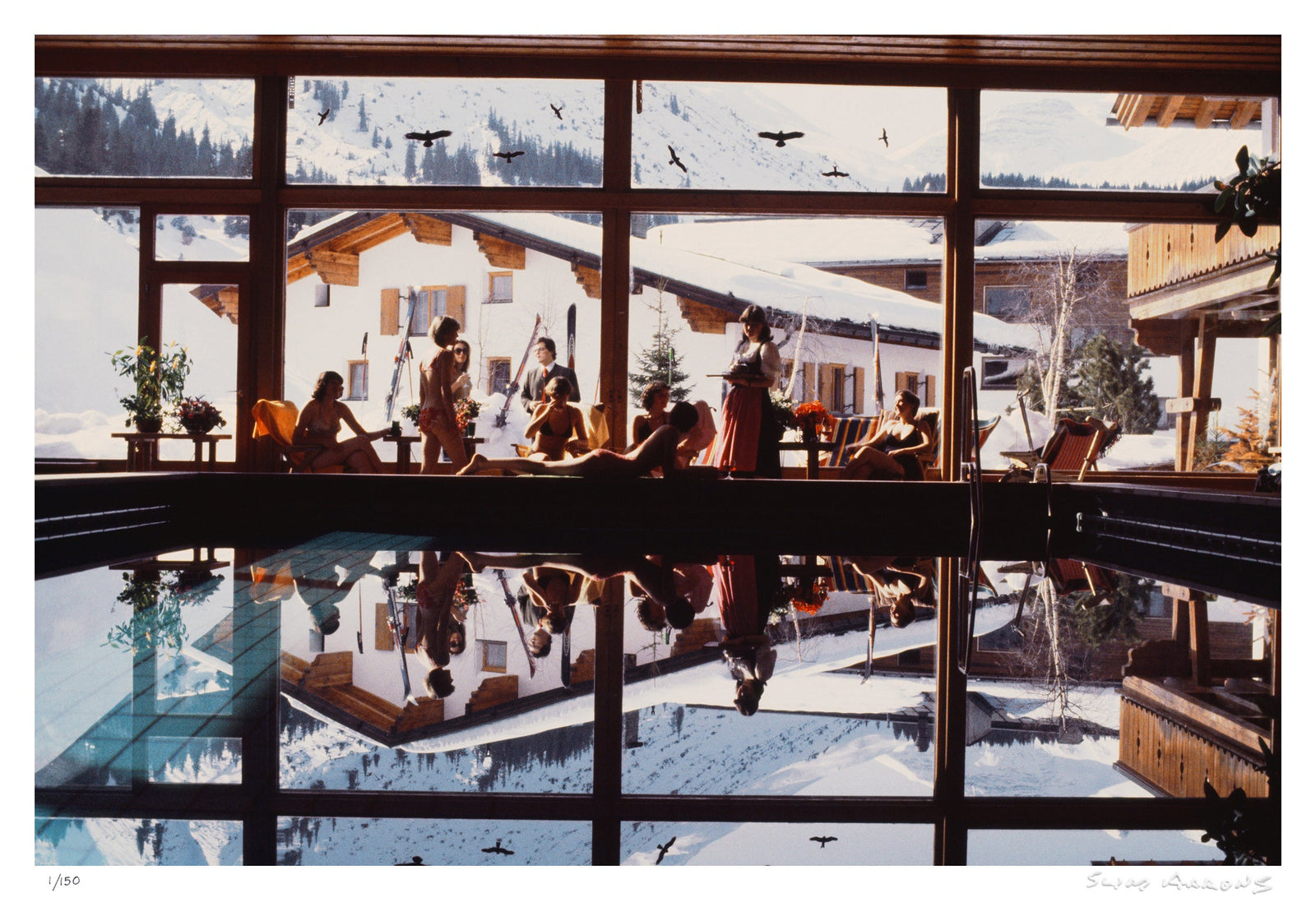 gasthof post pool - Slim Aarons - Limited Edition - Estate Stamped - Photography - Getty Images