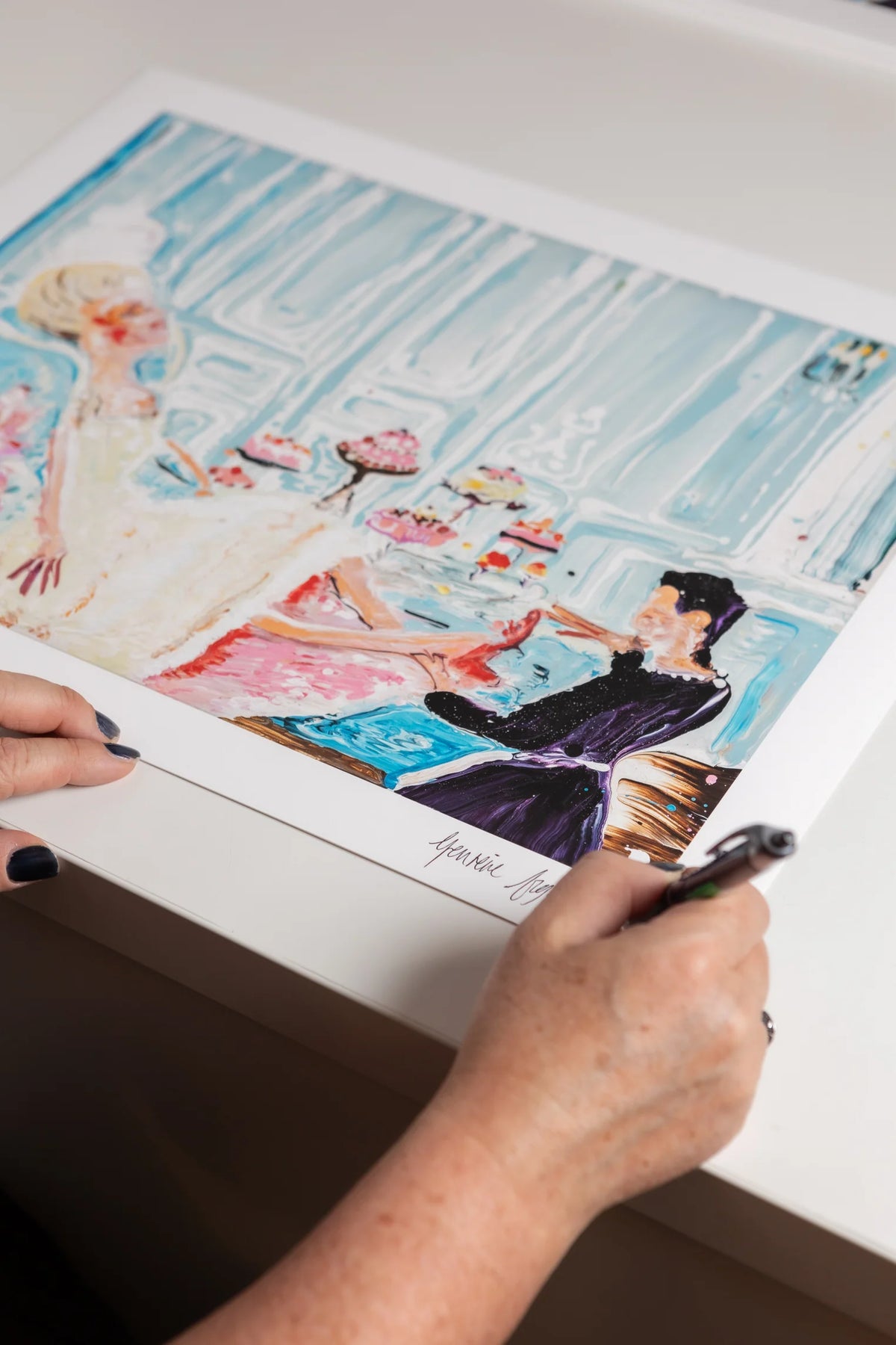 marie-antoinettes-cakes-Genieve Figgis-Limited Edition Art Print-1524x2286