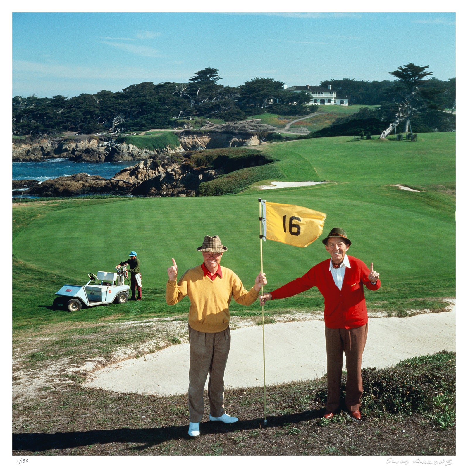 golfing pals - Slim Aarons - Limited Edition - Estate Stamped - Photography - Getty Images