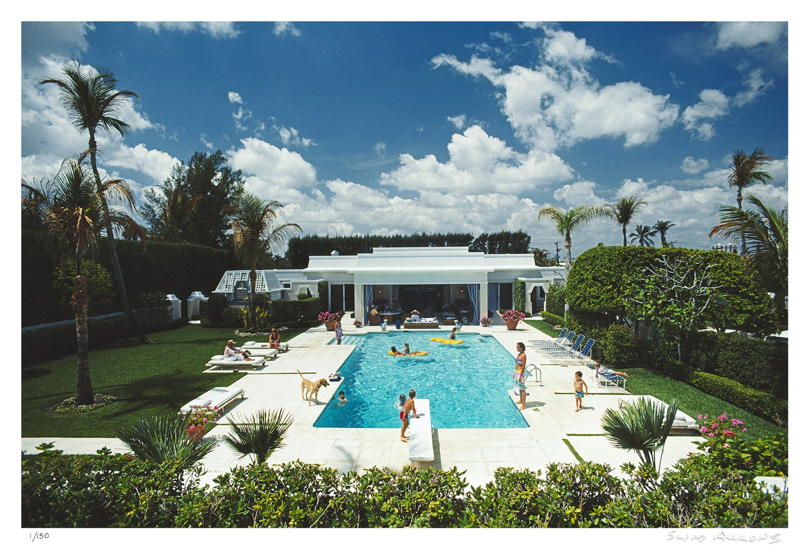 goodmans pool - Slim Aarons - Limited Edition - Estate Stamped - Photography - Getty Images