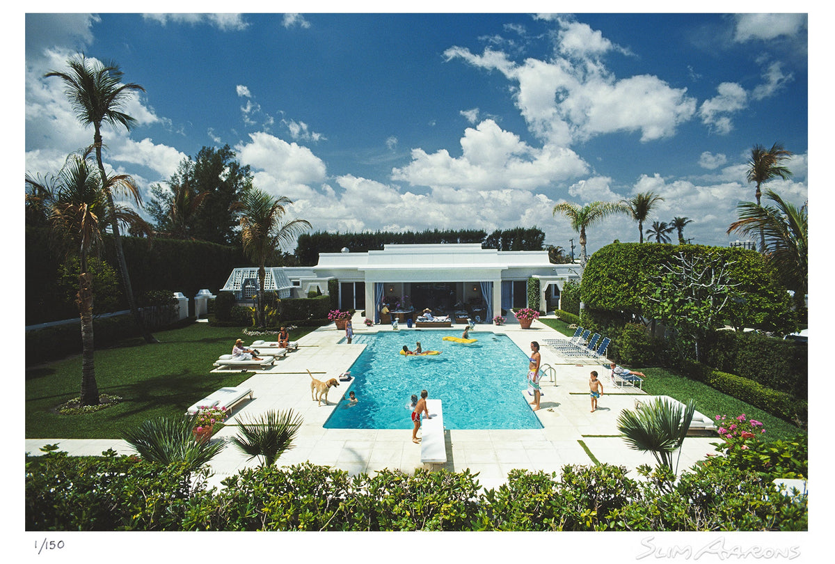 goodmans pool - Slim Aarons - Limited Edition - Estate Stamped - Photography - Getty Images