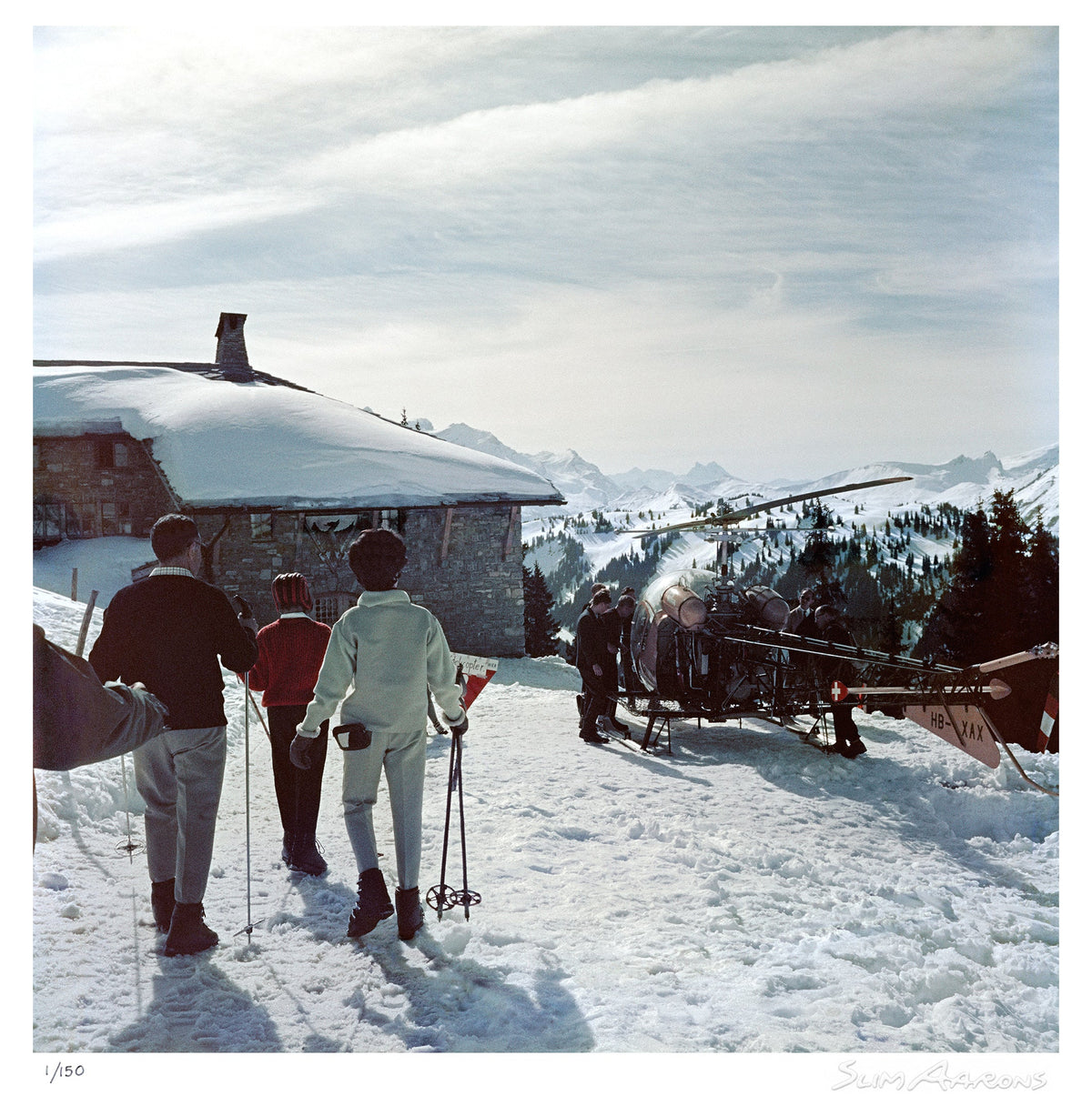 gstaad - Slim Aarons - Limited Edition - Estate Stamped - Photography - Getty Images