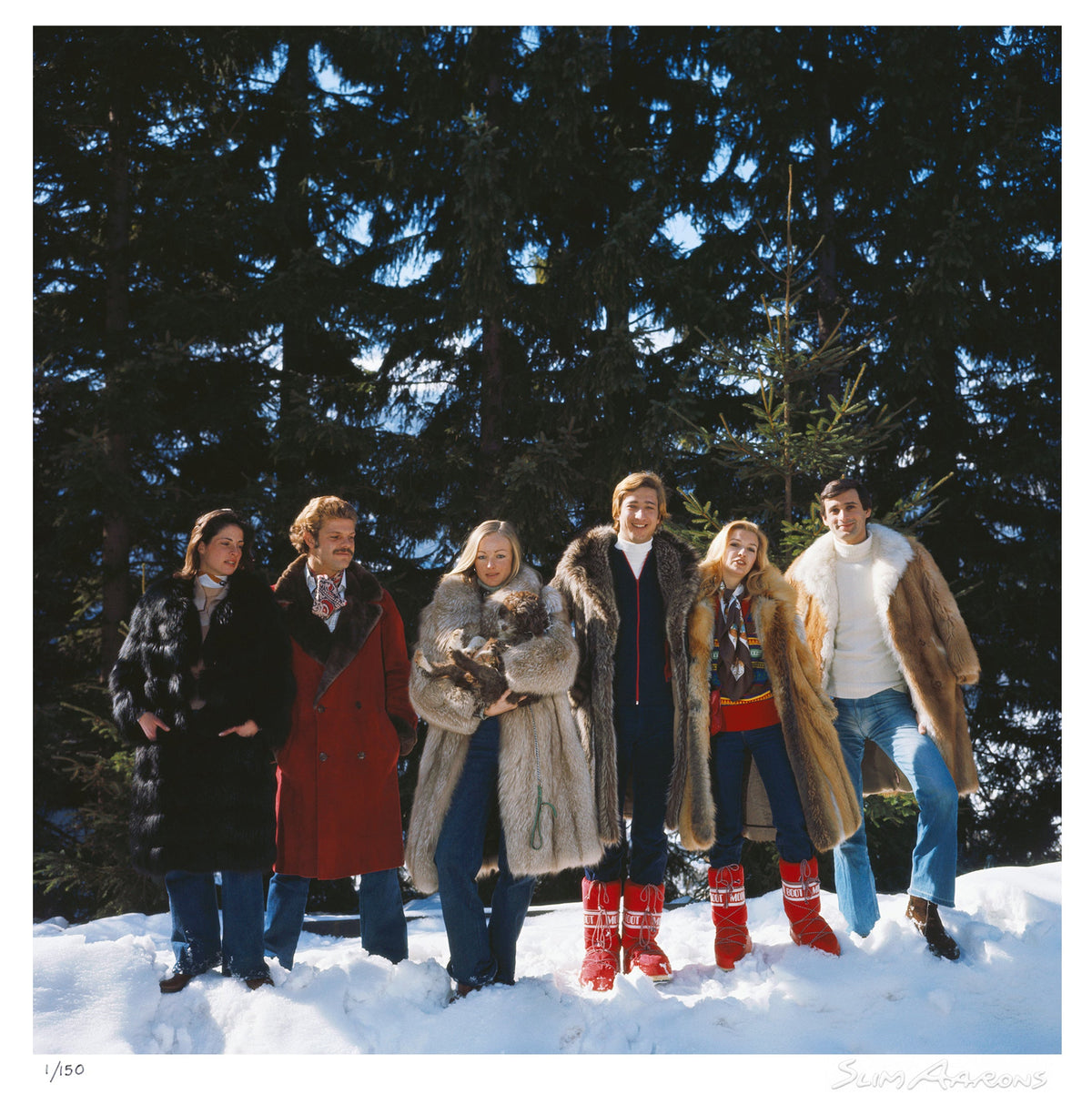 guests at the furstenberg villa - Slim Aarons - Limited Edition - Estate Stamped - Photography - Getty Images