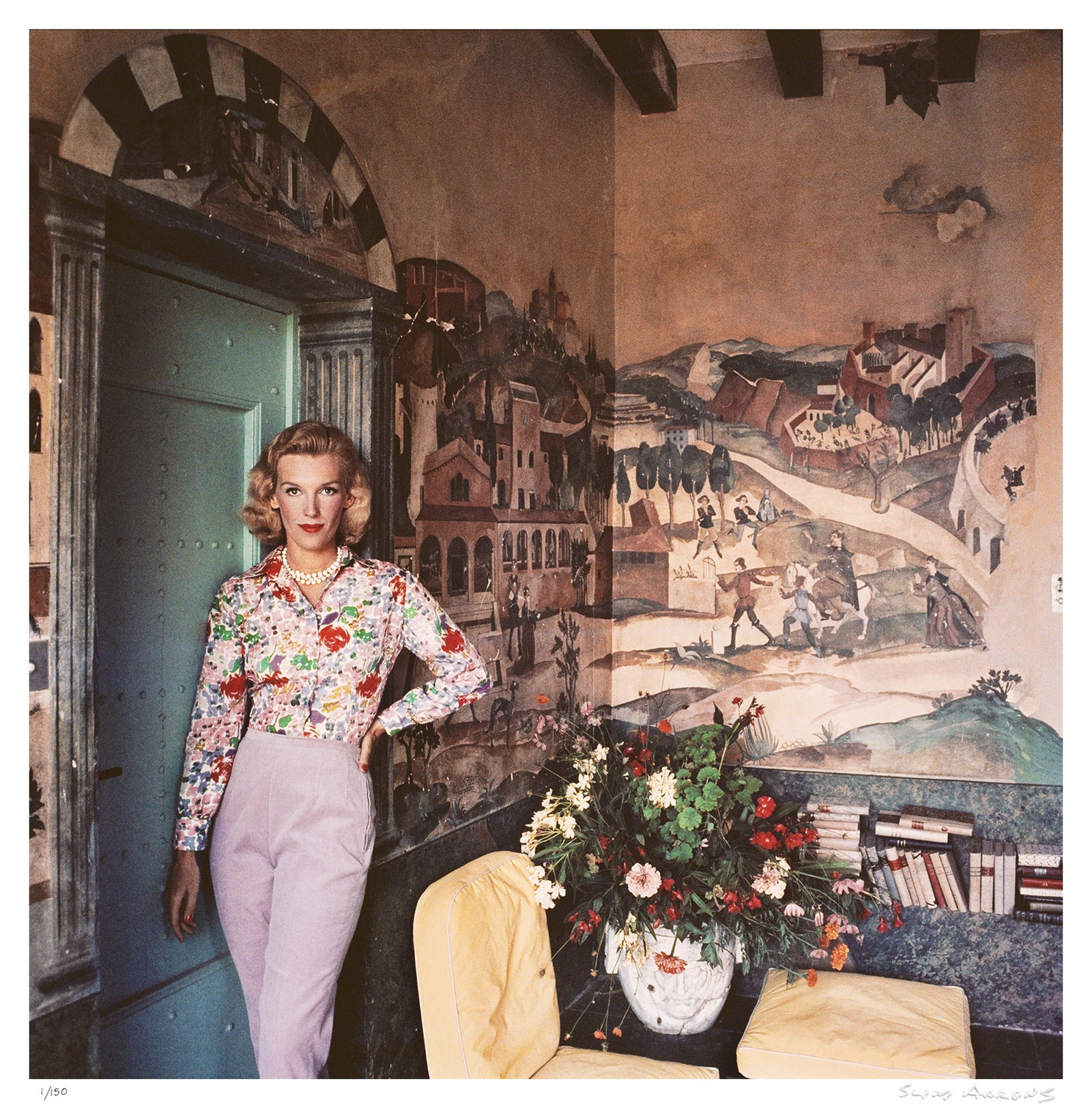 harriet at mougins - Slim Aarons - Limited Edition - Estate Stamped - Photography - Getty Images
