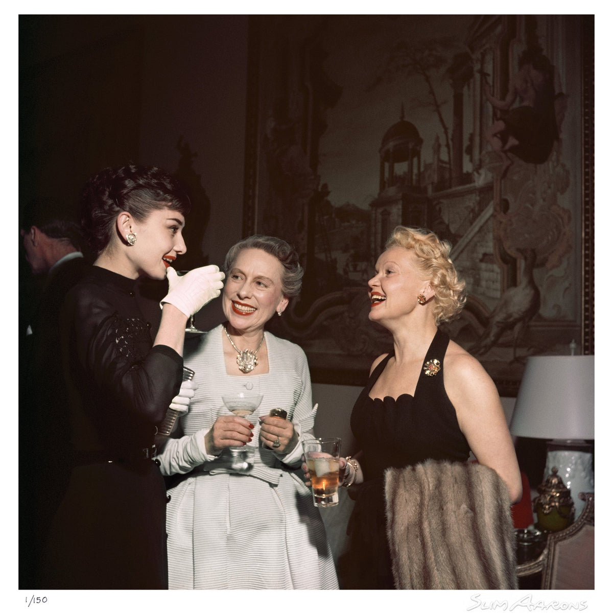 hepburn and friends - Slim Aarons - Limited Edition - Estate Stamped - Photography - Getty Images