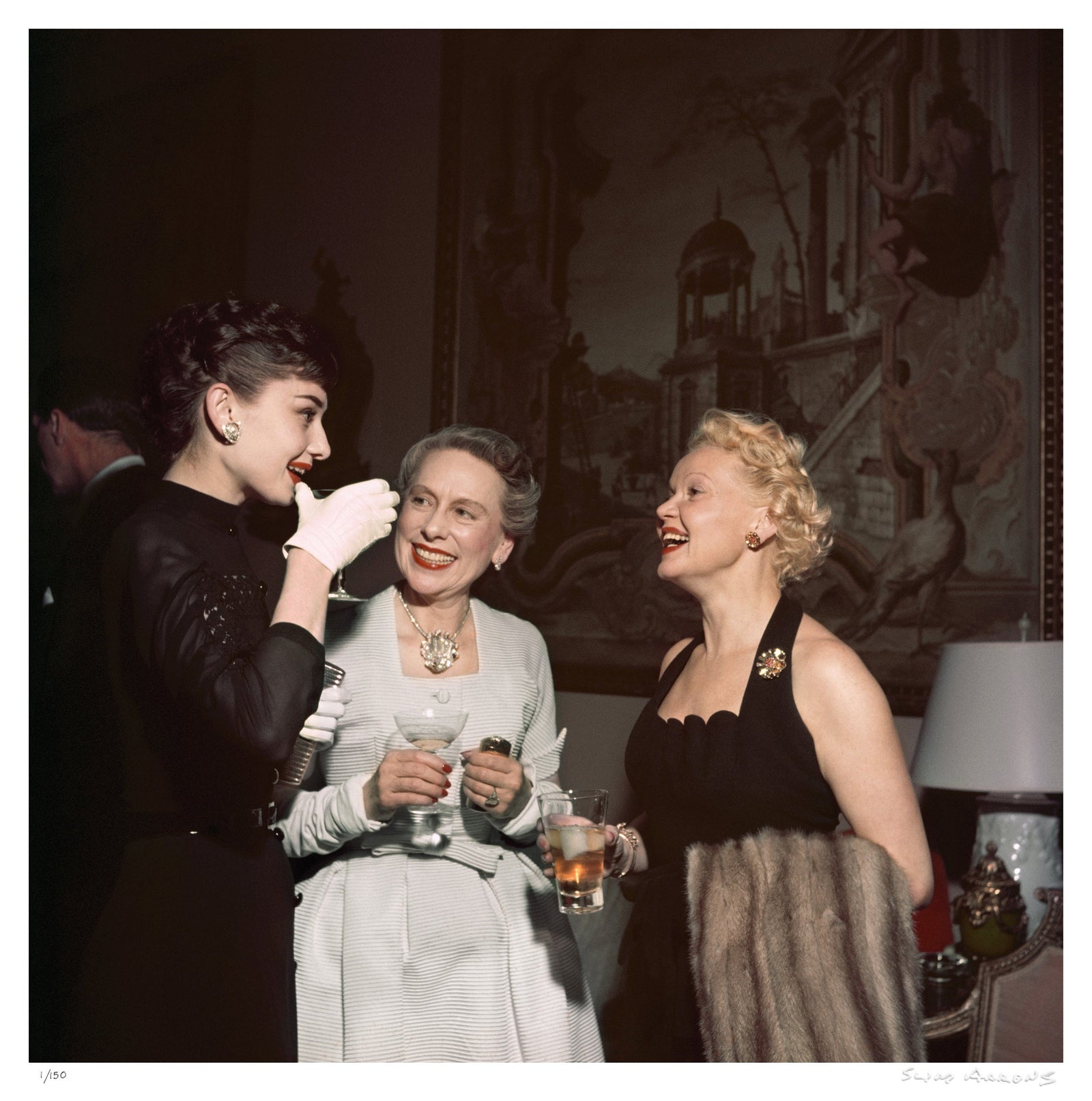 hepburn and friends - Slim Aarons - Limited Edition - Estate Stamped - Photography - Getty Images