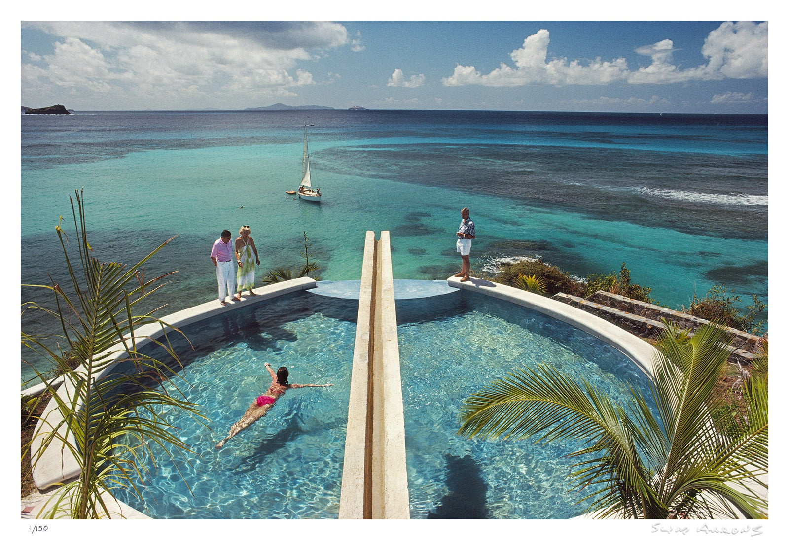 holiday in mustique - Slim Aarons - Limited Edition - Estate Stamped - Photography - Getty Images