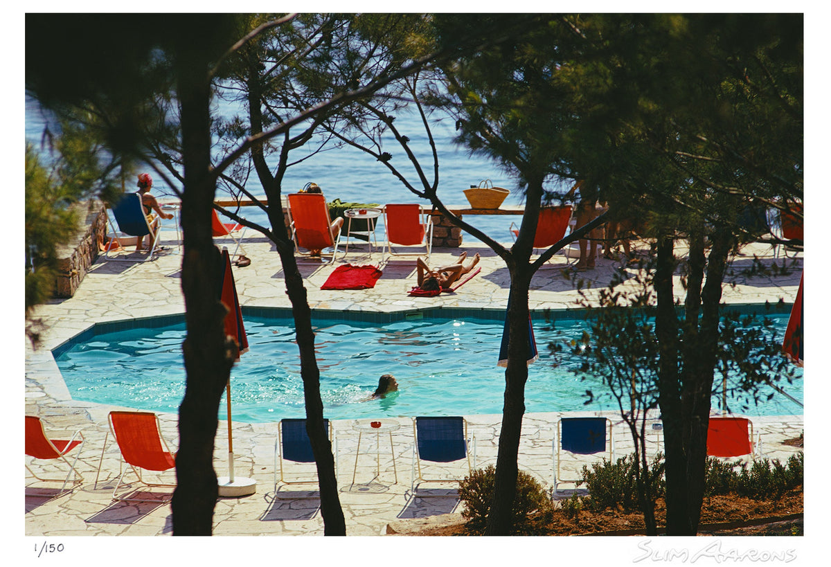 hotel il pellicano - Slim Aarons - Limited Edition - Estate Stamped - Photography - Getty Images