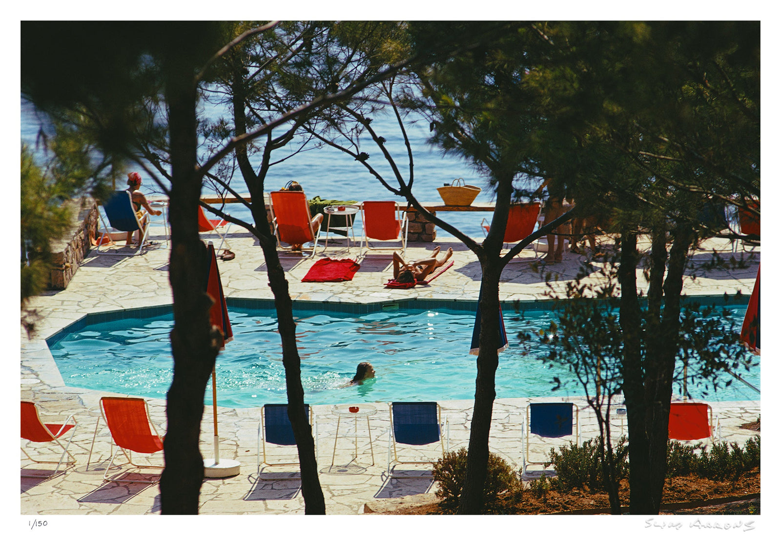 hotel il pellicano - Slim Aarons - Limited Edition - Estate Stamped - Photography - Getty Images