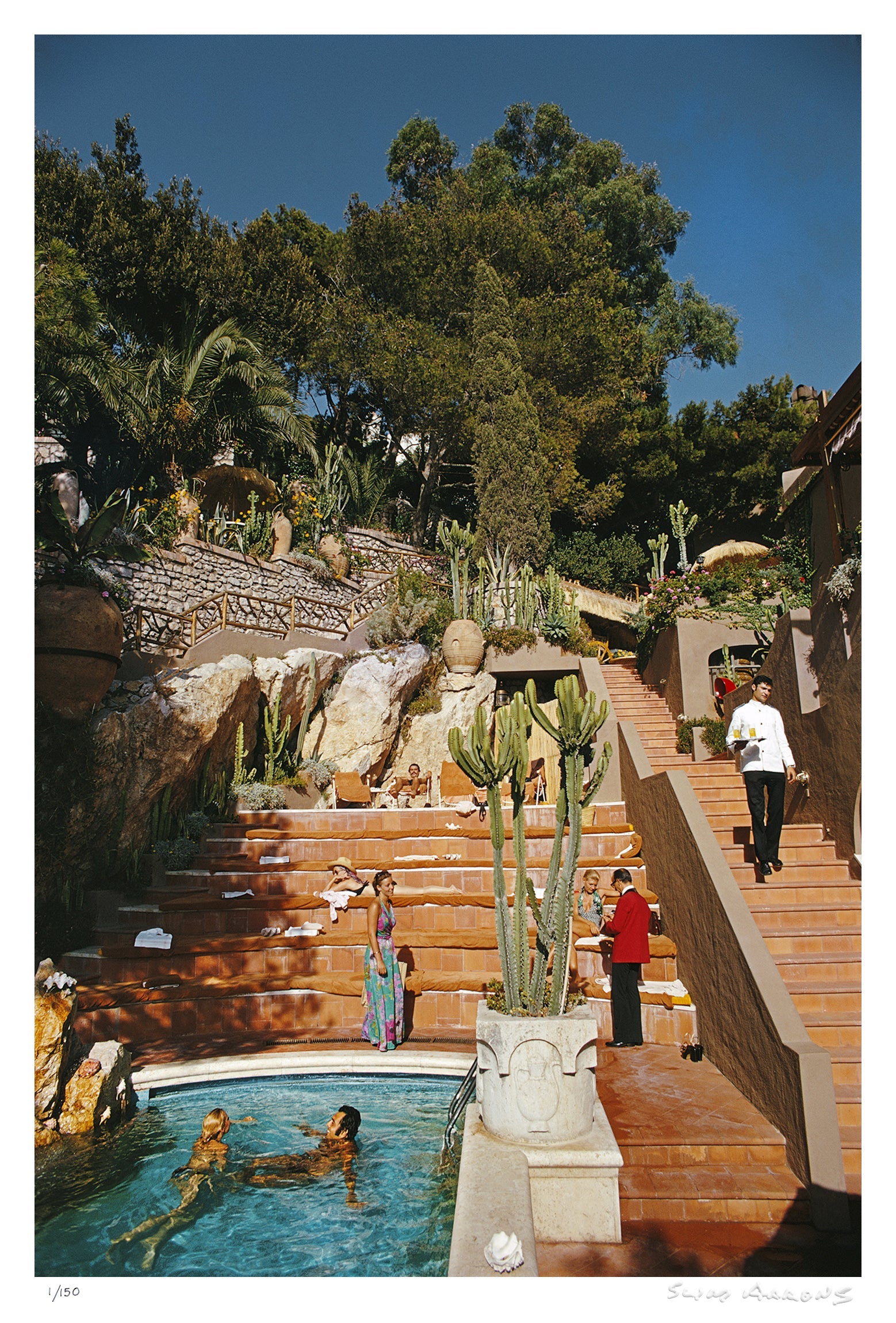 hotel punta tragara - Slim Aarons - Limited Edition - Estate Stamped - Photography - Getty Images