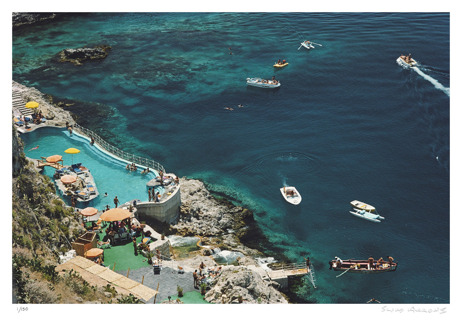 hotel taormina - Slim Aarons - Limited Edition - Estate Stamped - Photography - Getty Images