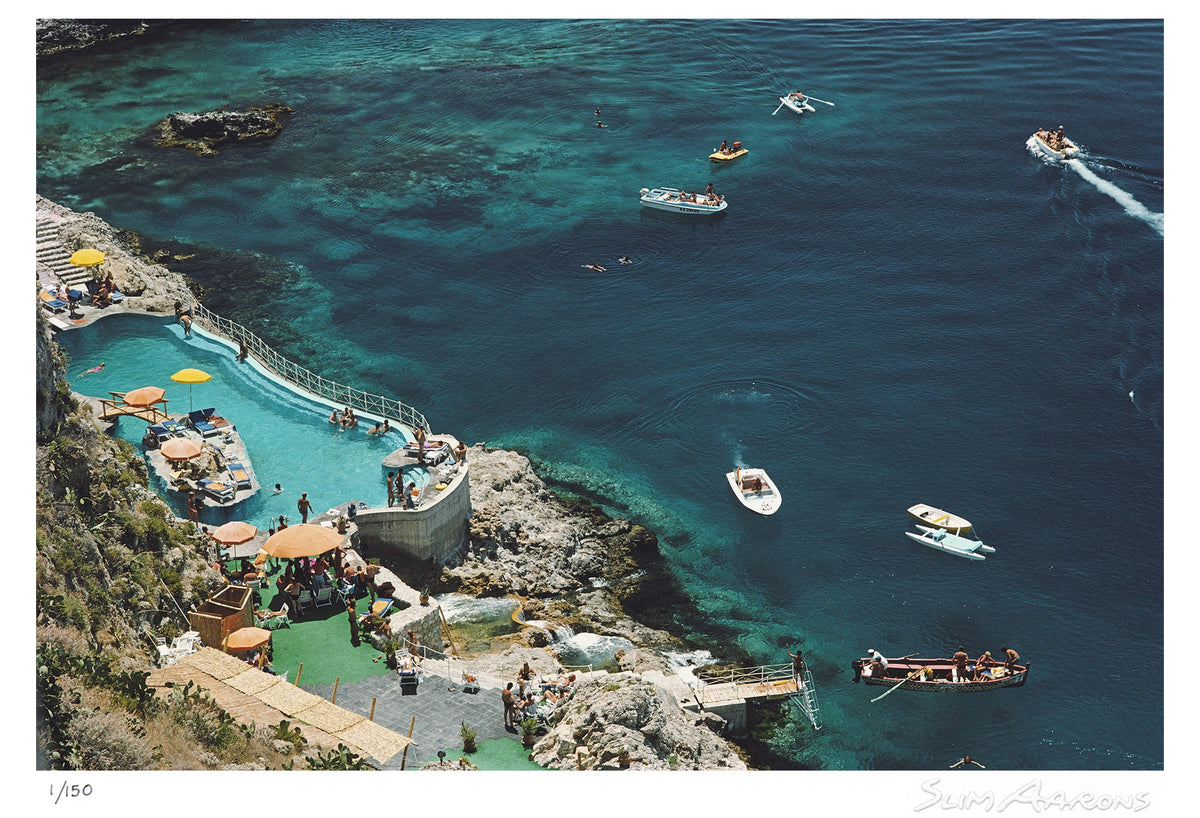 hotel taormina - Slim Aarons - Limited Edition - Estate Stamped - Photography - Getty Images
