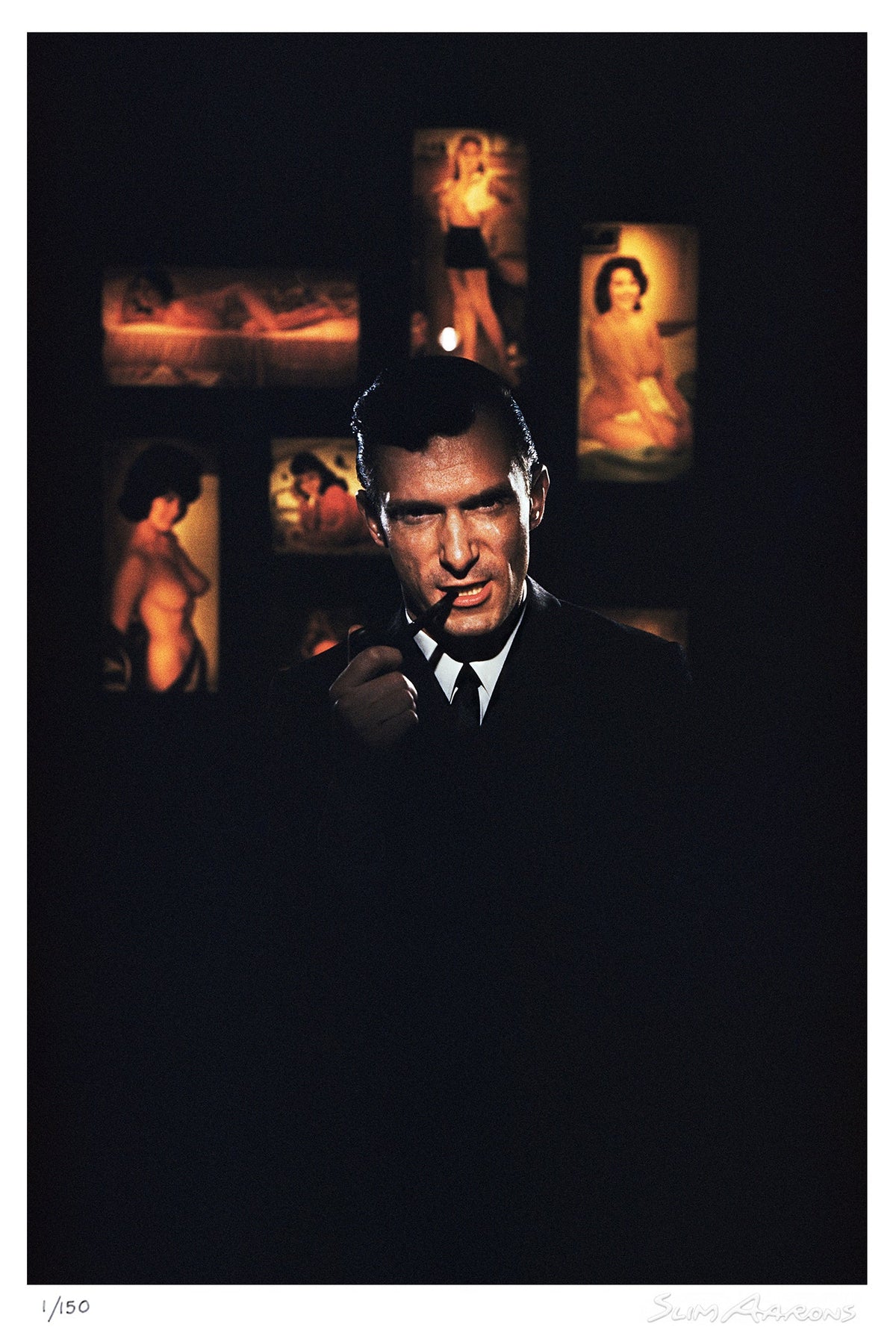 hugh hefner - Slim Aarons - Limited Edition - Estate Stamped - Photography - Getty Images