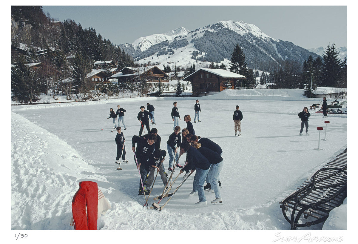 ice hockey - Slim Aarons - Limited Edition - Estate Stamped - Photography - Getty Images
