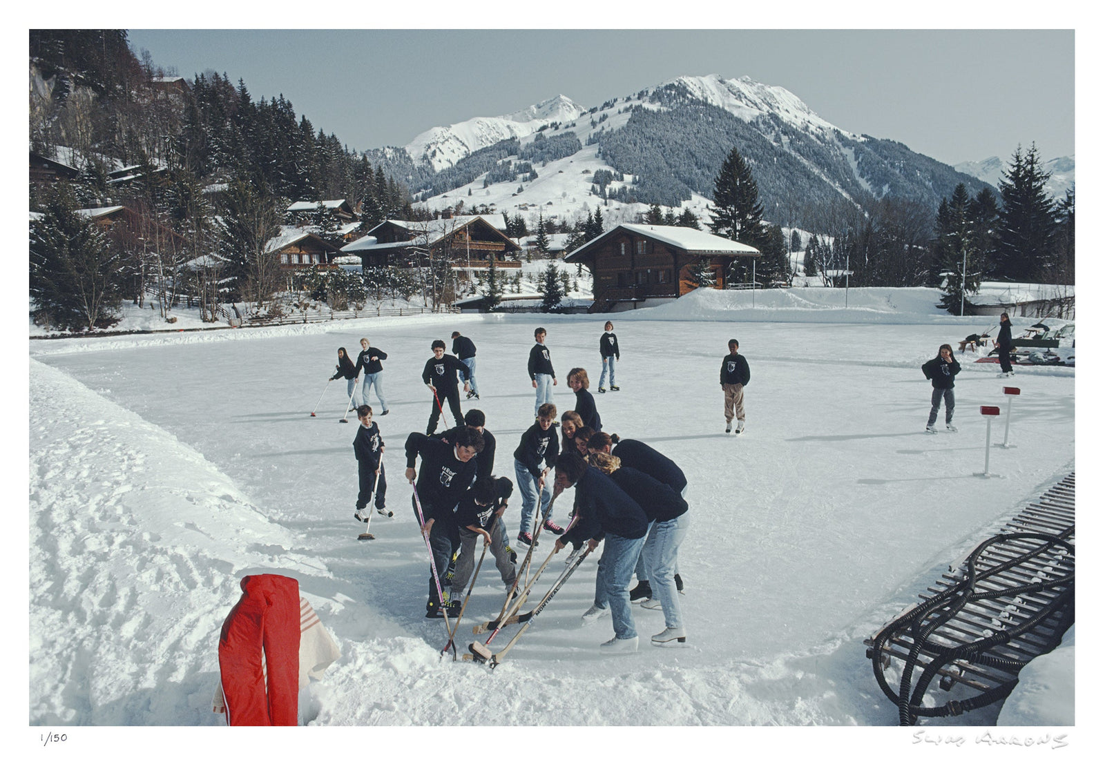 ice hockey - Slim Aarons - Limited Edition - Estate Stamped - Photography - Getty Images