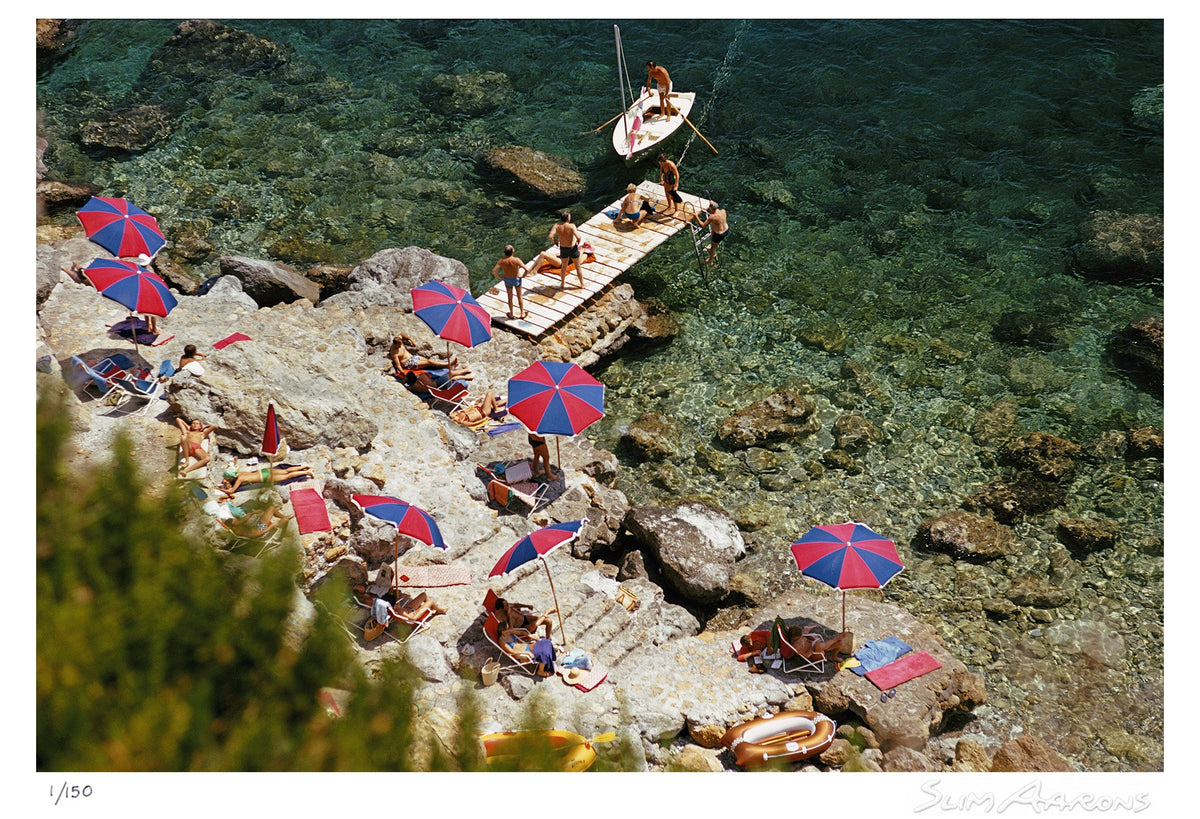 il pellicano beach - Slim Aarons - Limited Edition - Estate Stamped - Photography - Getty Images