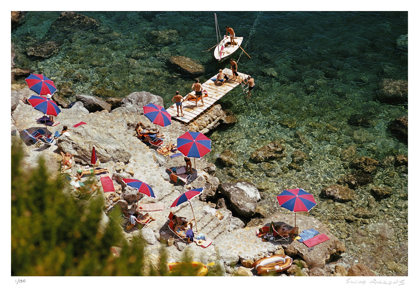 il pellicano beach - Slim Aarons - Limited Edition - Estate Stamped - Photography - Getty Images