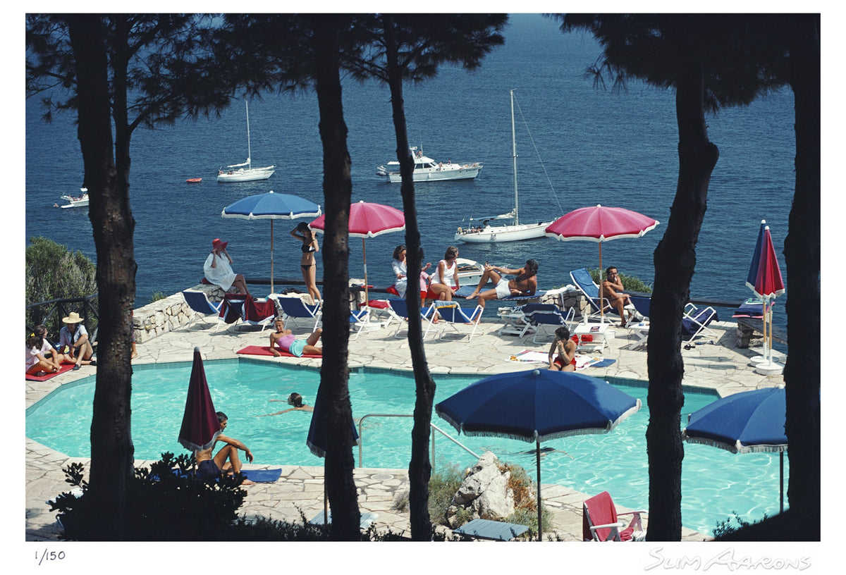 il pellicano hotel - Slim Aarons - Limited Edition - Estate Stamped - Photography - Getty Images