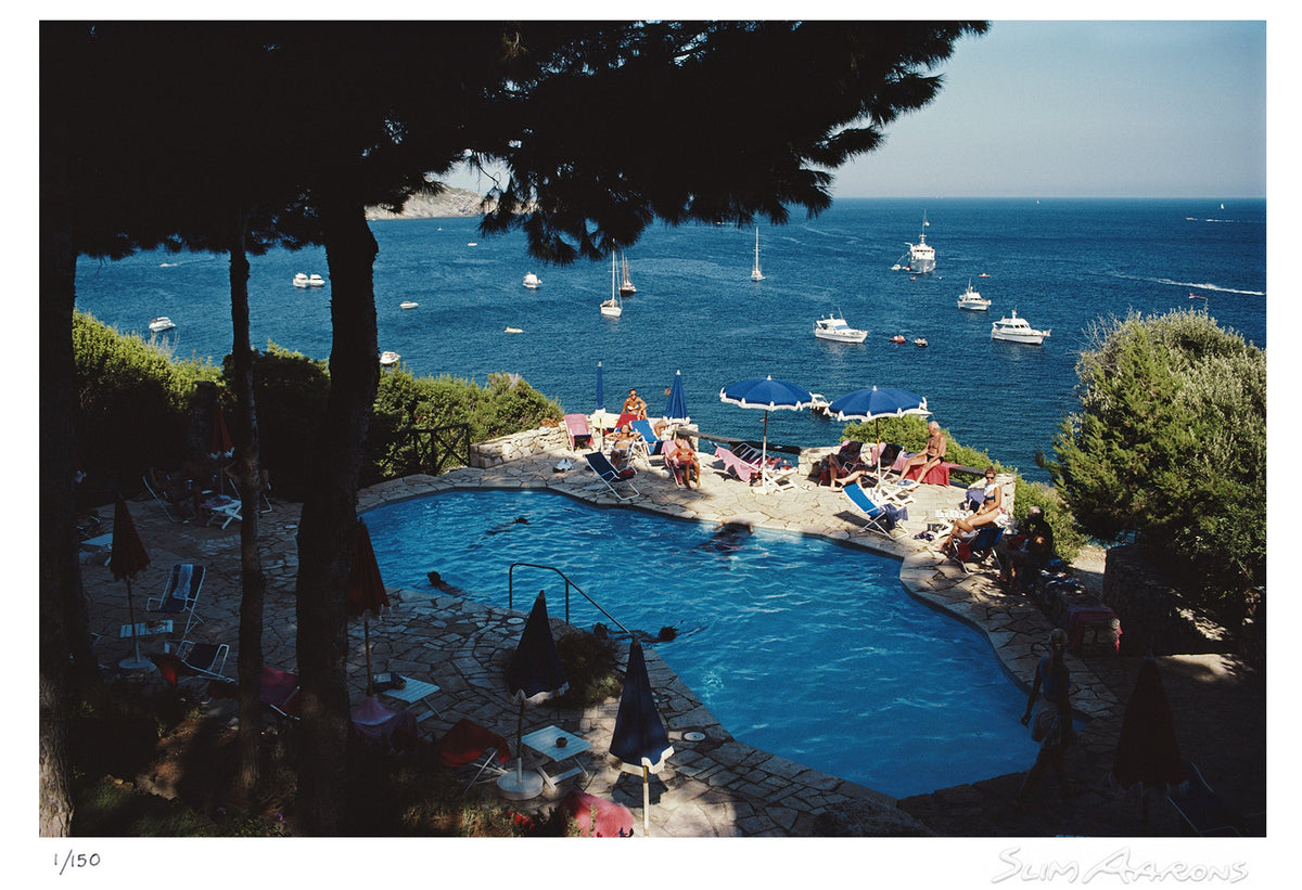 il pellicano pool - Slim Aarons - Limited Edition - Estate Stamped - Photography - Getty Images