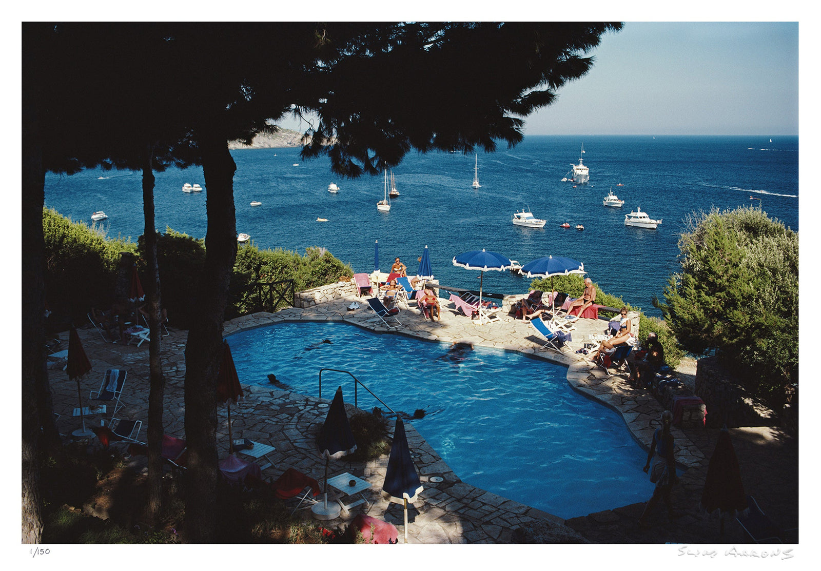 il pellicano pool - Slim Aarons - Limited Edition - Estate Stamped - Photography - Getty Images