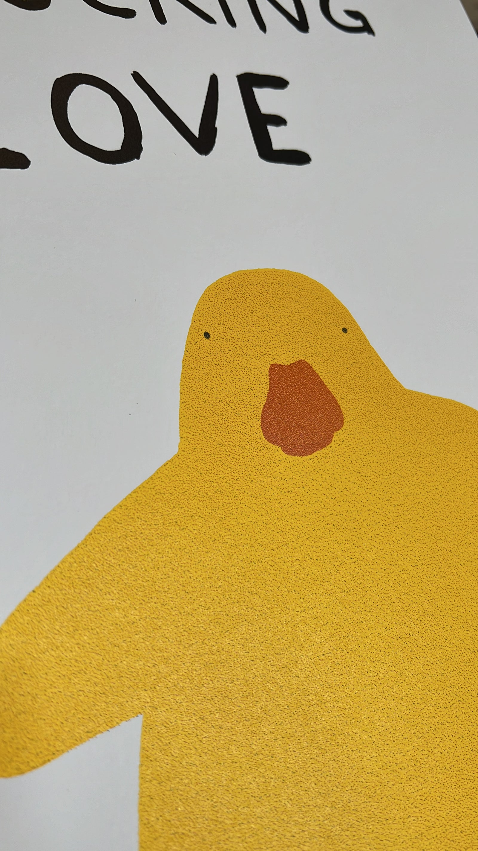 Love Bread (Print Release) by Billy Murphy, a limited edition five colour diffusion dither screenprint on munken white 400gsm paper from 2024