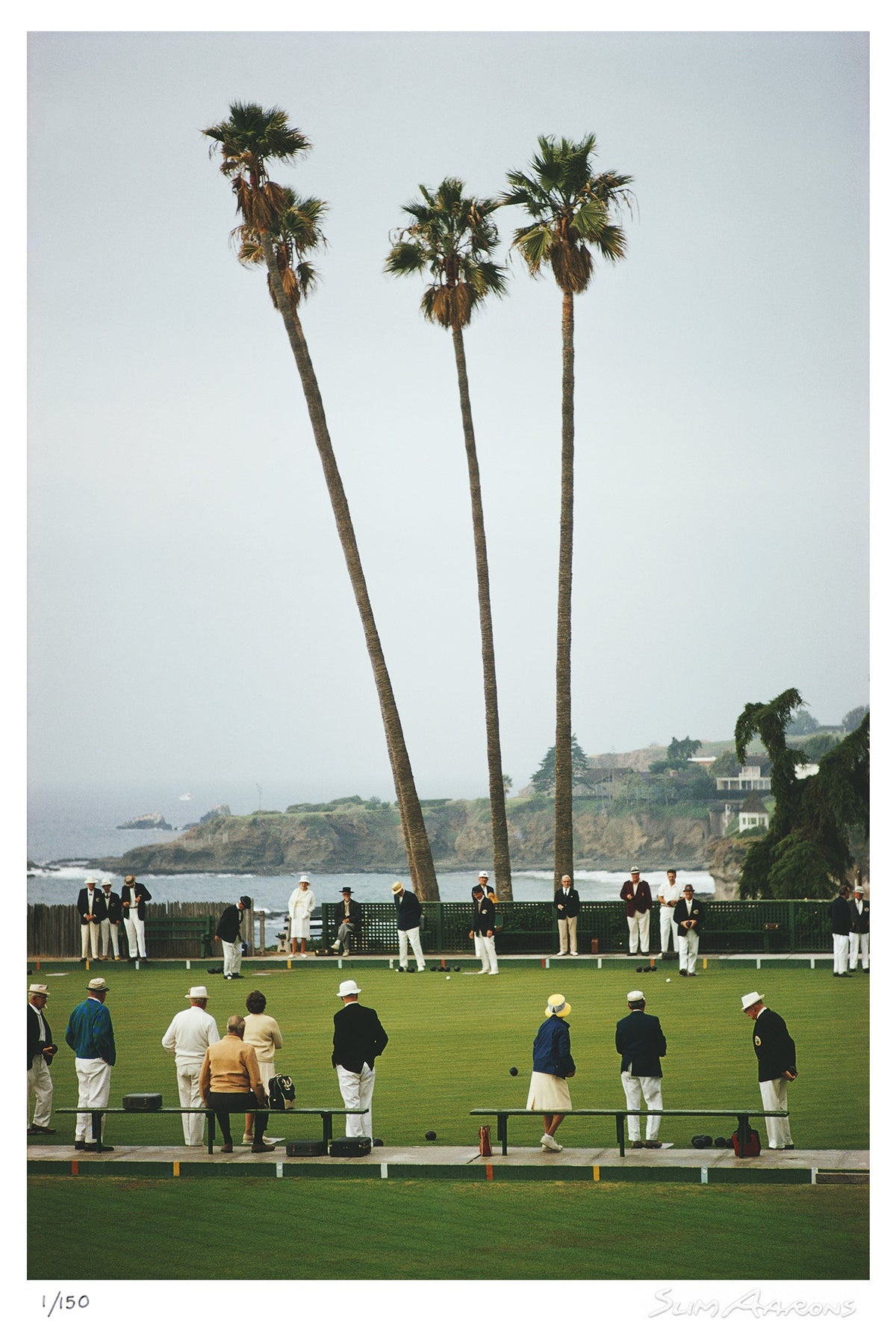 laguna bowls - Slim Aarons - Limited Edition - Estate Stamped - Photography - Getty Images