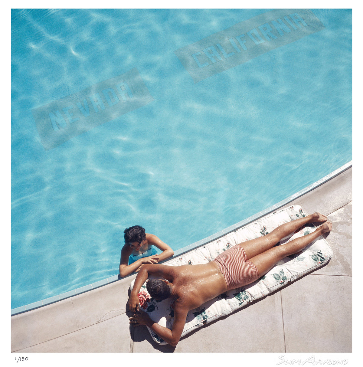 lake tahoe couple - Slim Aarons - Limited Edition - Estate Stamped - Photography - Getty Images