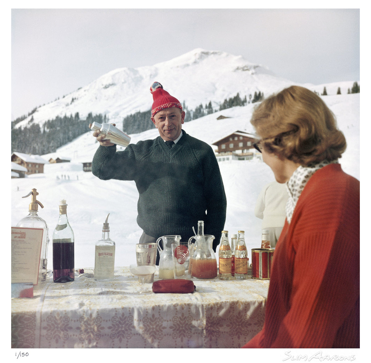 lech ice bar 1 - Slim Aarons - Limited Edition - Estate Stamped - Photography - Getty Images