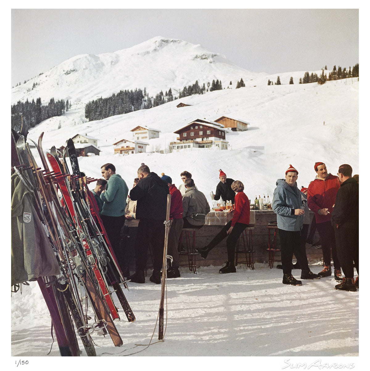lech ice bar 2 - Slim Aarons - Limited Edition - Estate Stamped - Photography - Getty Images