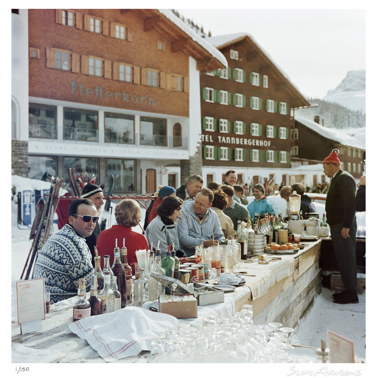lech ice bar 3 - Slim Aarons - Limited Edition - Estate Stamped - Photography - Getty Images