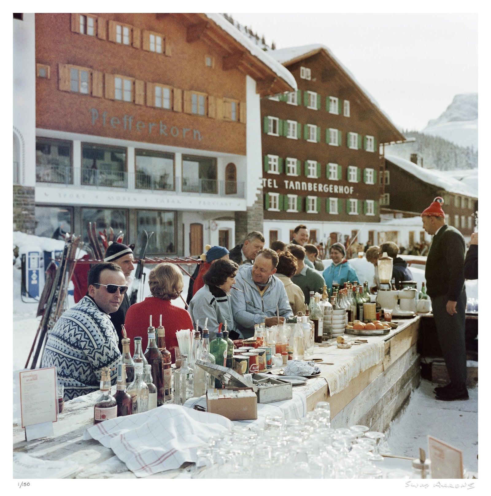 lech ice bar 3 - Slim Aarons - Limited Edition - Estate Stamped - Photography - Getty Images