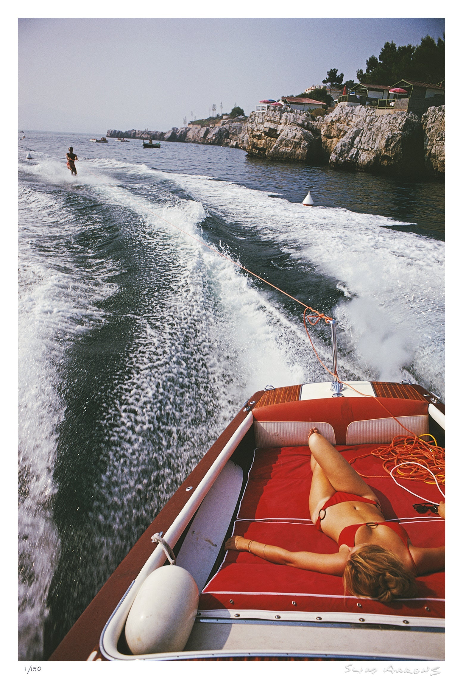 leisure in antibes - Slim Aarons - Limited Edition - Estate Stamped - Photography - Getty Images