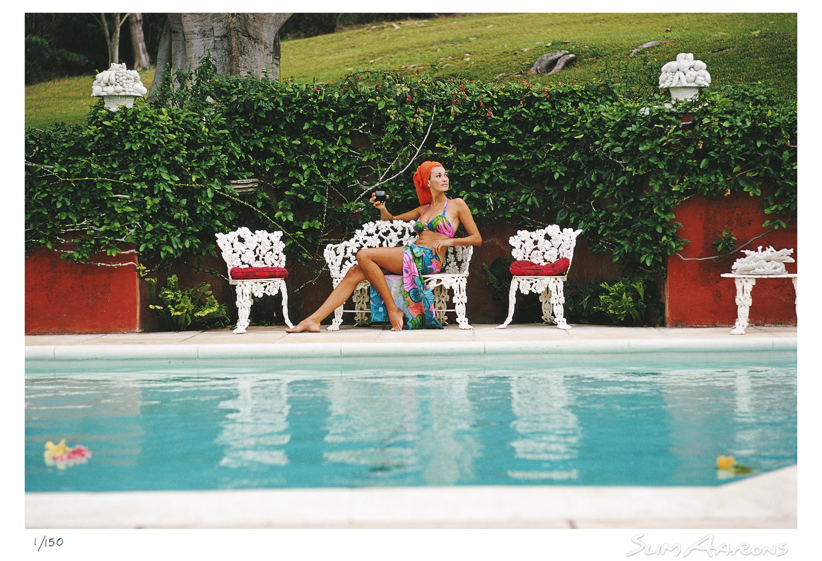 lounging in bermuda 2 - Slim Aarons - Limited Edition - Estate Stamped - Photography - Getty Images