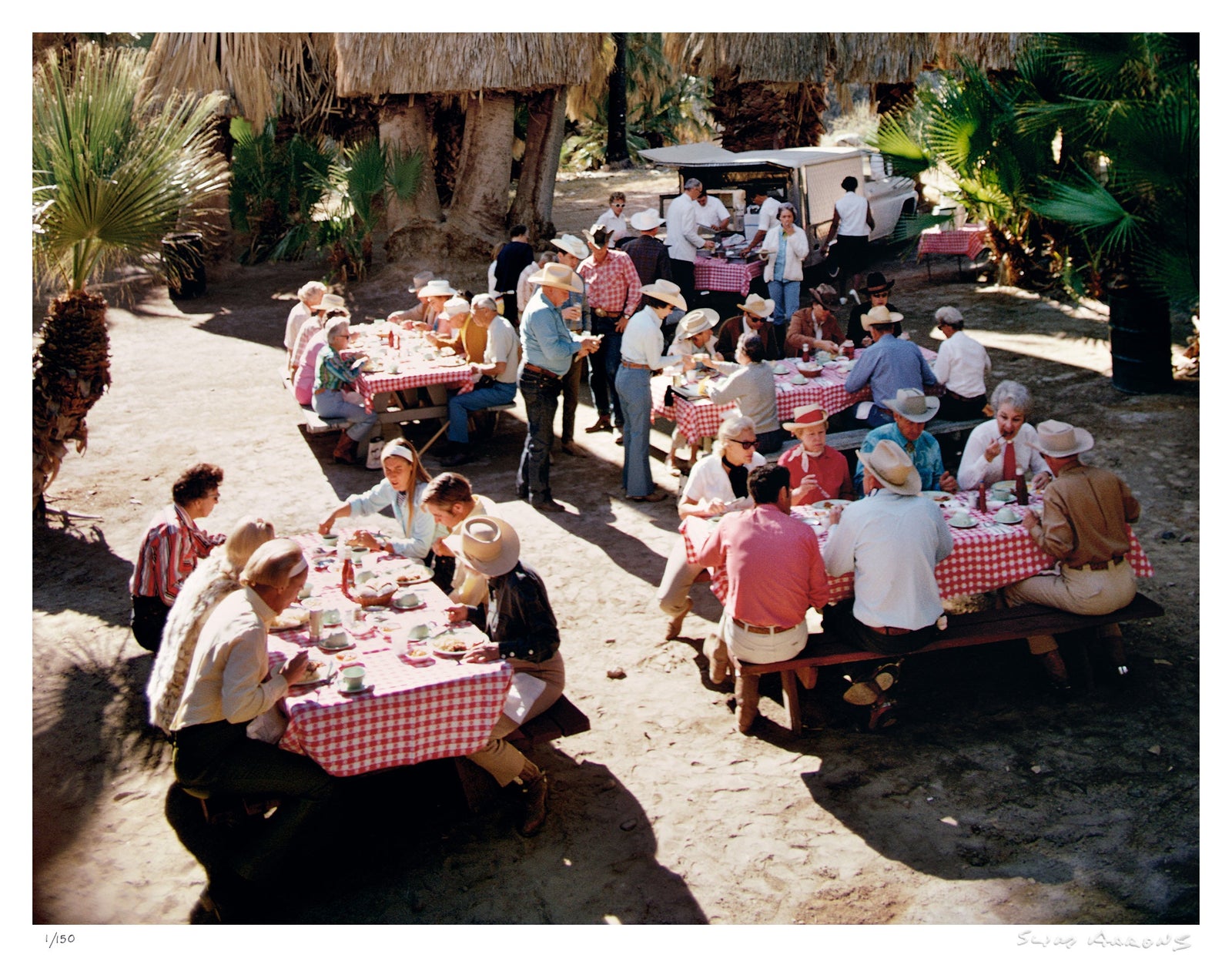 lunch al fresco - Slim Aarons - Limited Edition - Estate Stamped - Photography - Getty Images