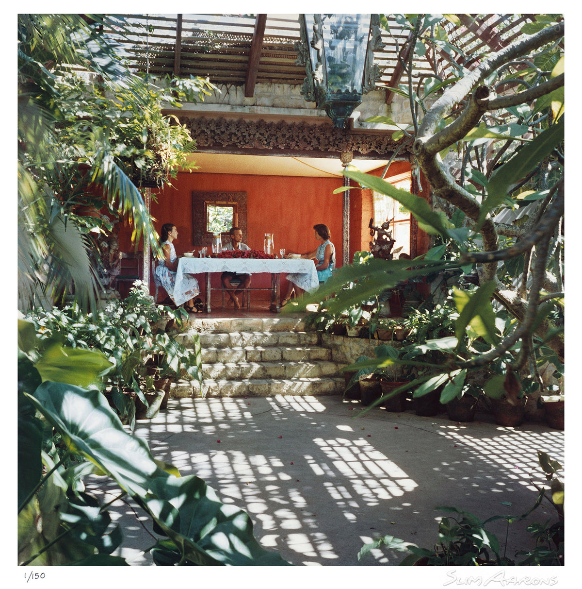 lunch at bali li - Slim Aarons - Limited Edition - Estate Stamped - Photography - Getty Images