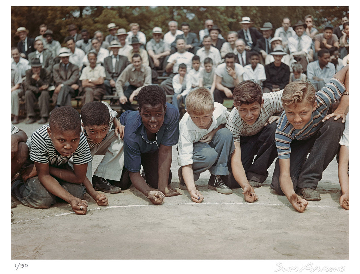 marbles championship - Slim Aarons - Limited Edition - Estate Stamped - Photography - Getty Images