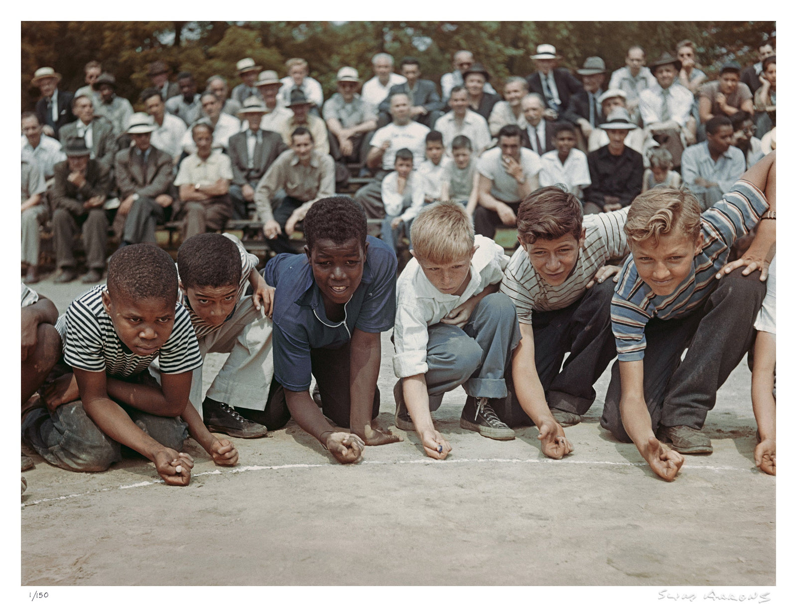 marbles championship - Slim Aarons - Limited Edition - Estate Stamped - Photography - Getty Images