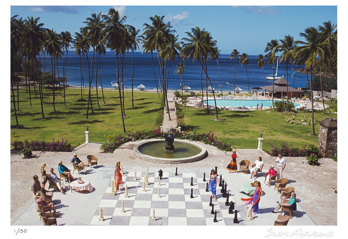 megachess - Slim Aarons - Limited Edition - Estate Stamped - Photography - Getty Images