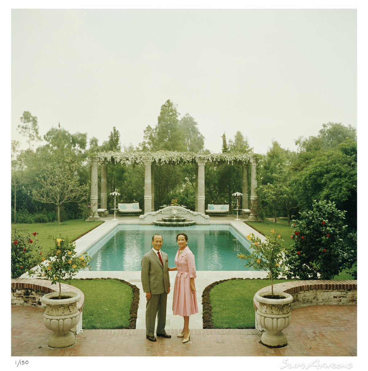 merle oberon - Slim Aarons - Limited Edition - Estate Stamped - Photography - Getty Images