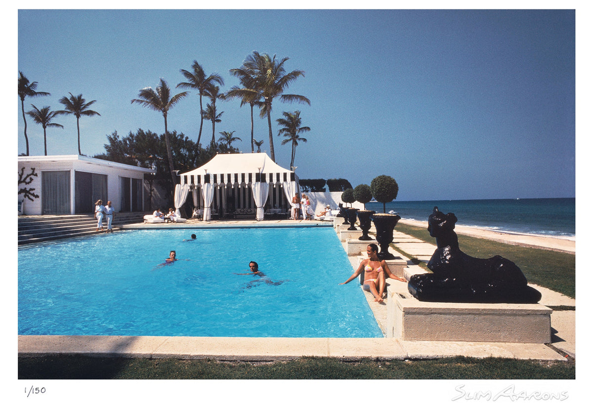 molly wilmots pool - Slim Aarons - Limited Edition - Estate Stamped - Photography - Getty Images
