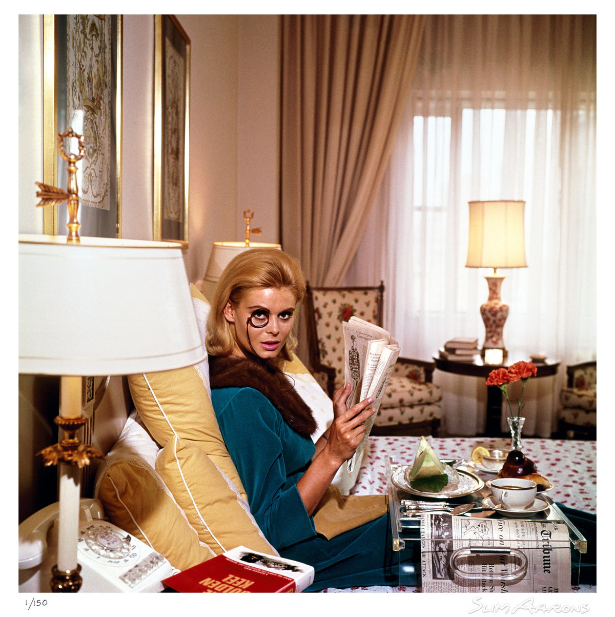 monocled miss - Slim Aarons - Limited Edition - Estate Stamped - Photography - Getty Images