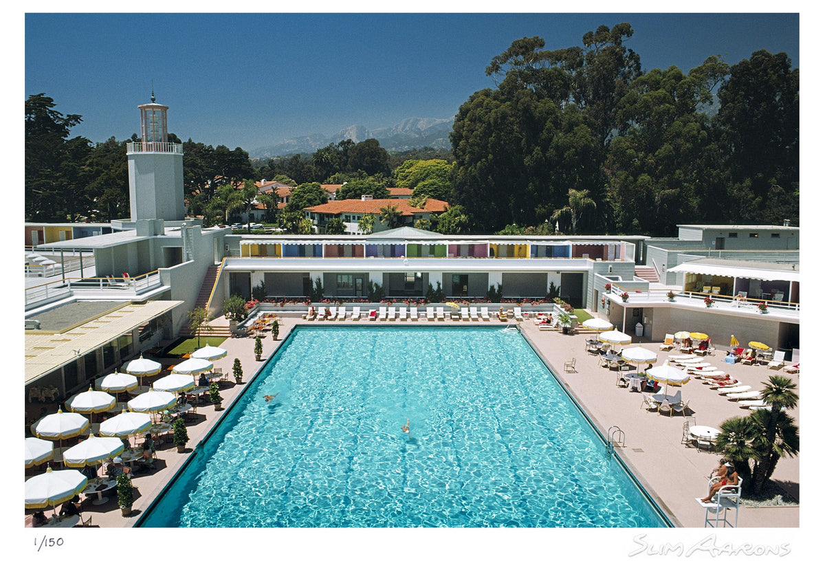 monte carlo pool - Slim Aarons - Limited Edition - Estate Stamped - Photography - Getty Images